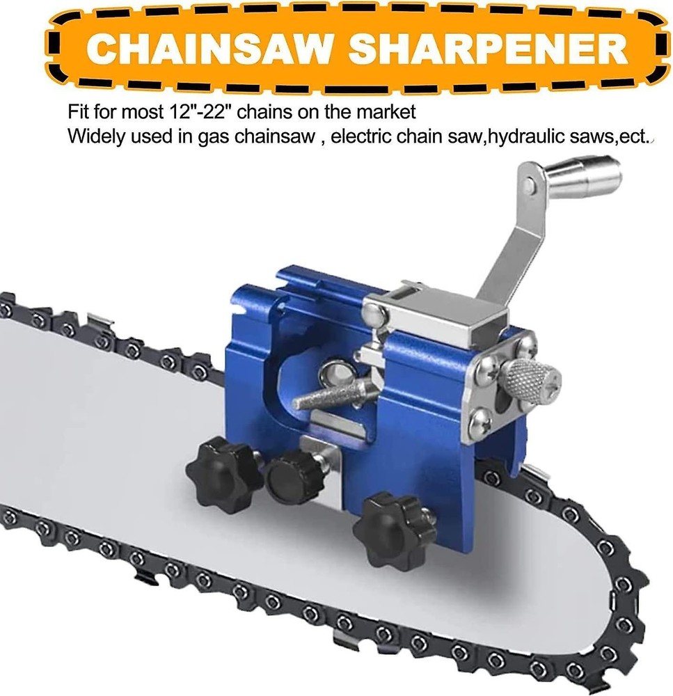 Chainsaw Sharpener, Chainsaw Chain Sharpening Jig Kit