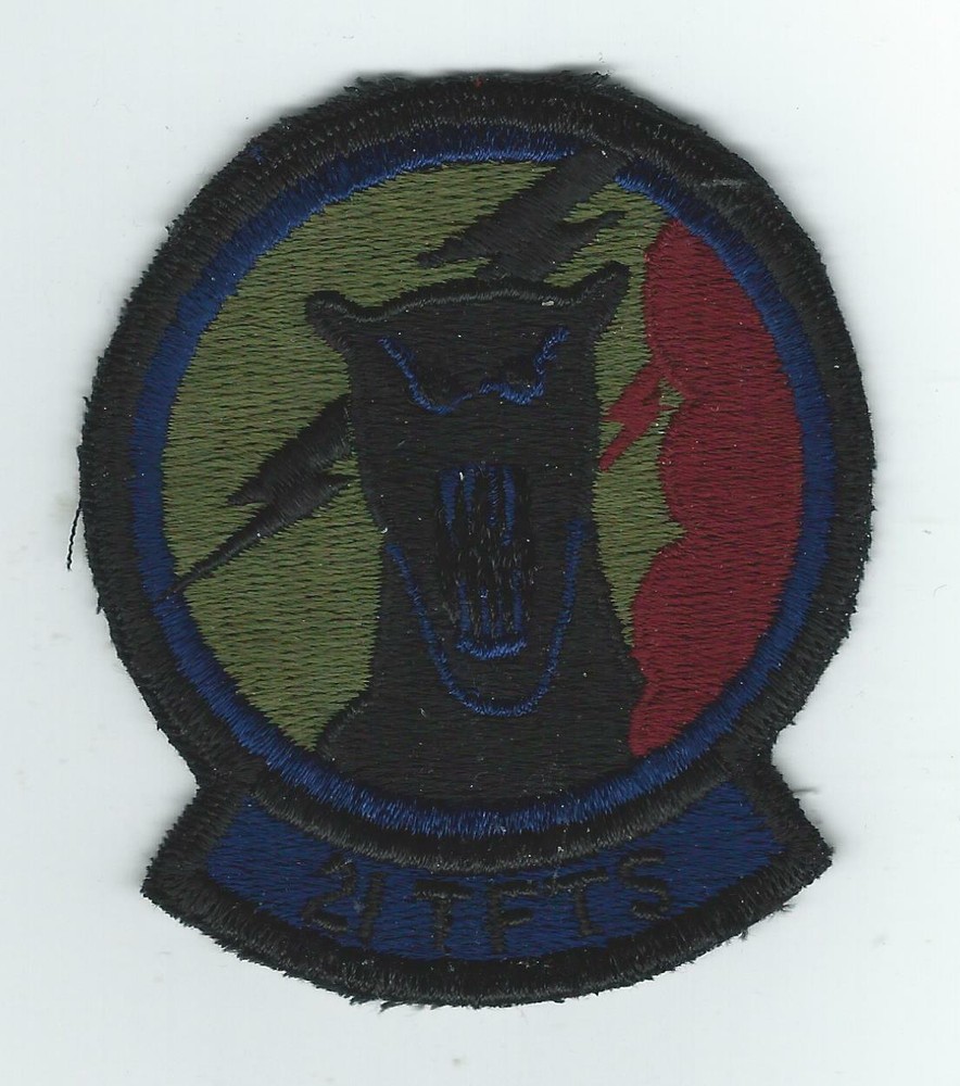 70's-80's 21st TAC FIGHTER TRAINING SQUADRON subdued patch