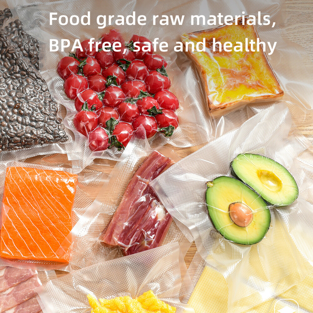 8"x50' Vacuum Sealer Bags Embossed Food Saver Magic Seal Storage 4 Mil BPA Free