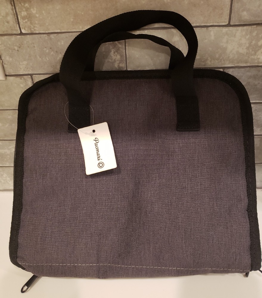 NWT Gray PACMAXI Sewing Accessories Storage Bag Craft Tools Organizer