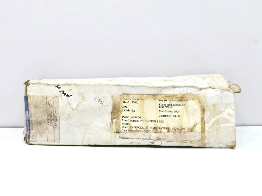 A19AAB-26 JOHNSON CONTROLS TEMPERATURE CONTROL THERMOSTATS A19ADB-1