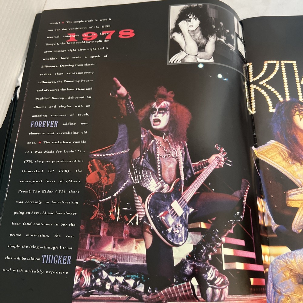 KISS -Alive/Worldwide 1996-97 Black Concert Program Tour Booklet