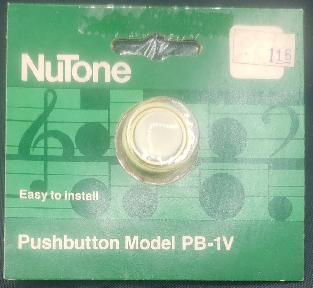 Vintage NuTone PB-1V Original Packaging - New