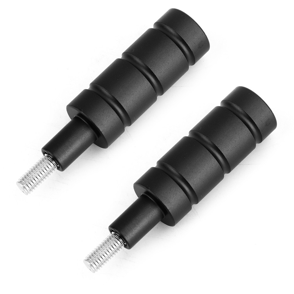 2x Black M8 M6 Motorcycle Headlight Fog Light Mount Bracket Extender Support Bar