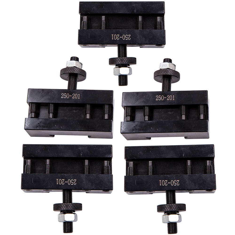 5pcs Quick Change Tool Post Holders ToolingKit For Mini Lathe 250-201