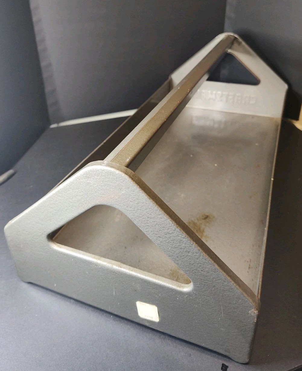 Vintage Sears Craftsman Grey Metal Tool Tote Tray Carry Box Caddy