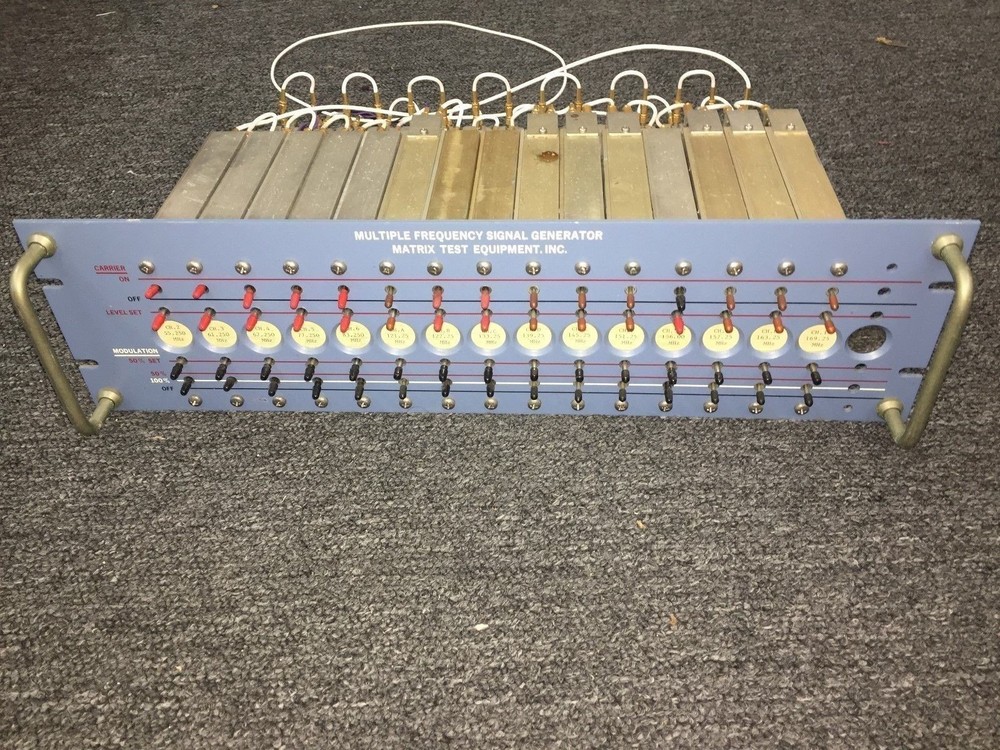 MATRIX MULTIPLE FREQUENCY SIGNAL GENERATOR 15 BLADES