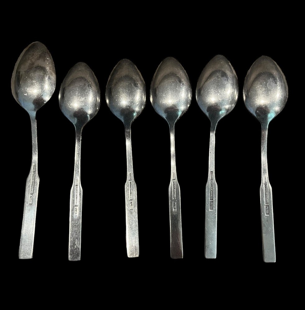 Vintage Nasco Stainless Flatware Moorish Pattern Replacement Tablespoons