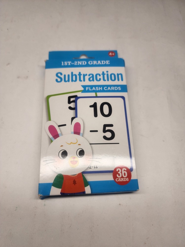 Subtraction Flash Cards 1-2 Grade