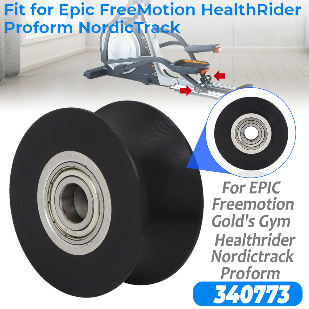 Elliptical Wheel Roller 340773 For NordicTrack Proform FreeMotion HealthRider