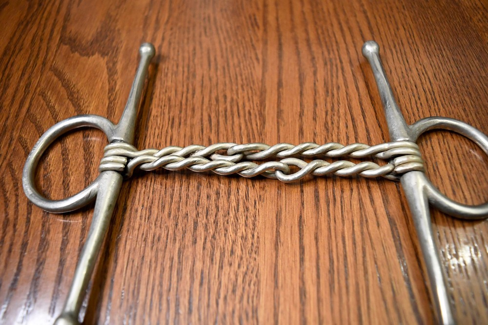 England, full cheek double twisted wire, 4.75”-5”