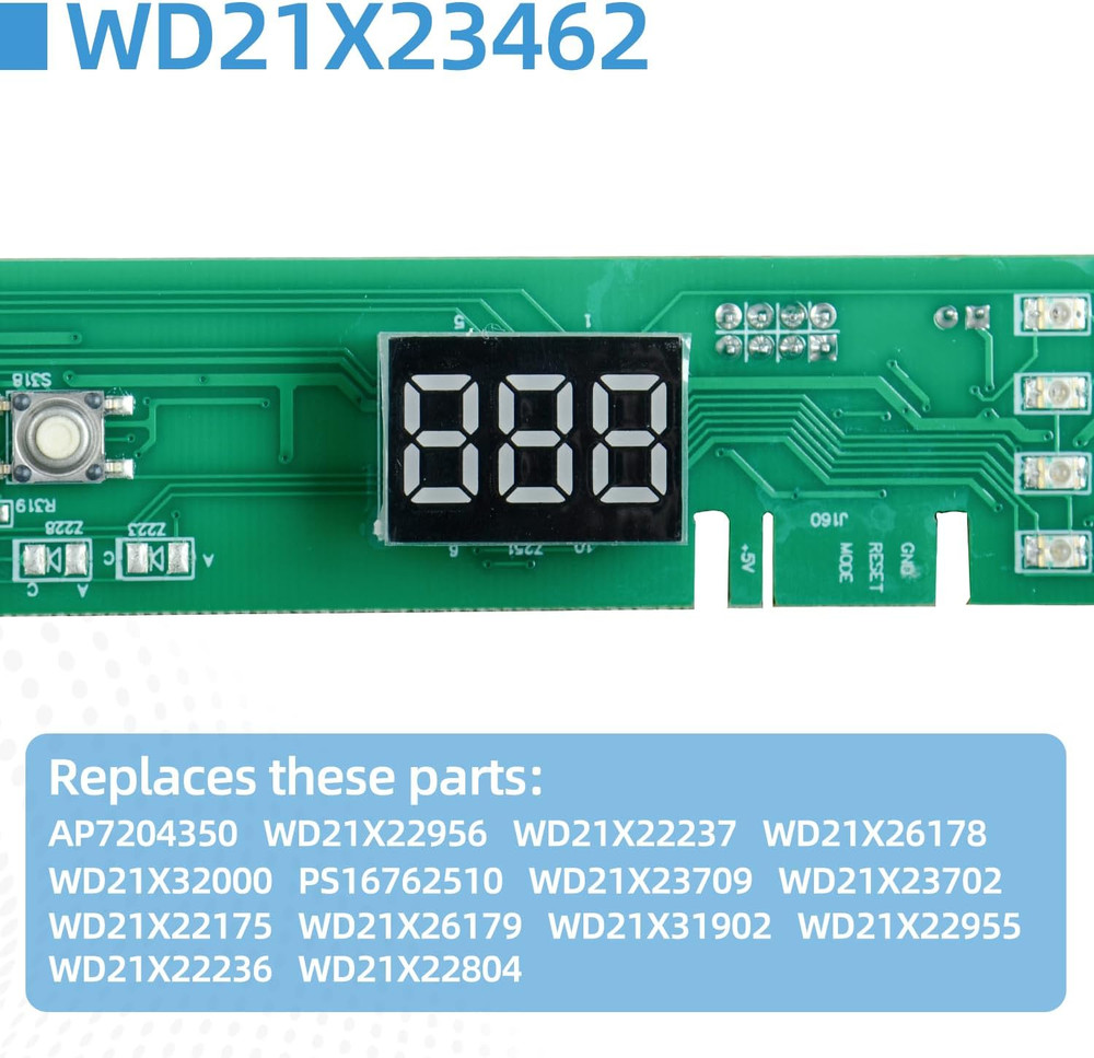 Upgraded Dishwasher User Interface Control Board Compatible with GE Models