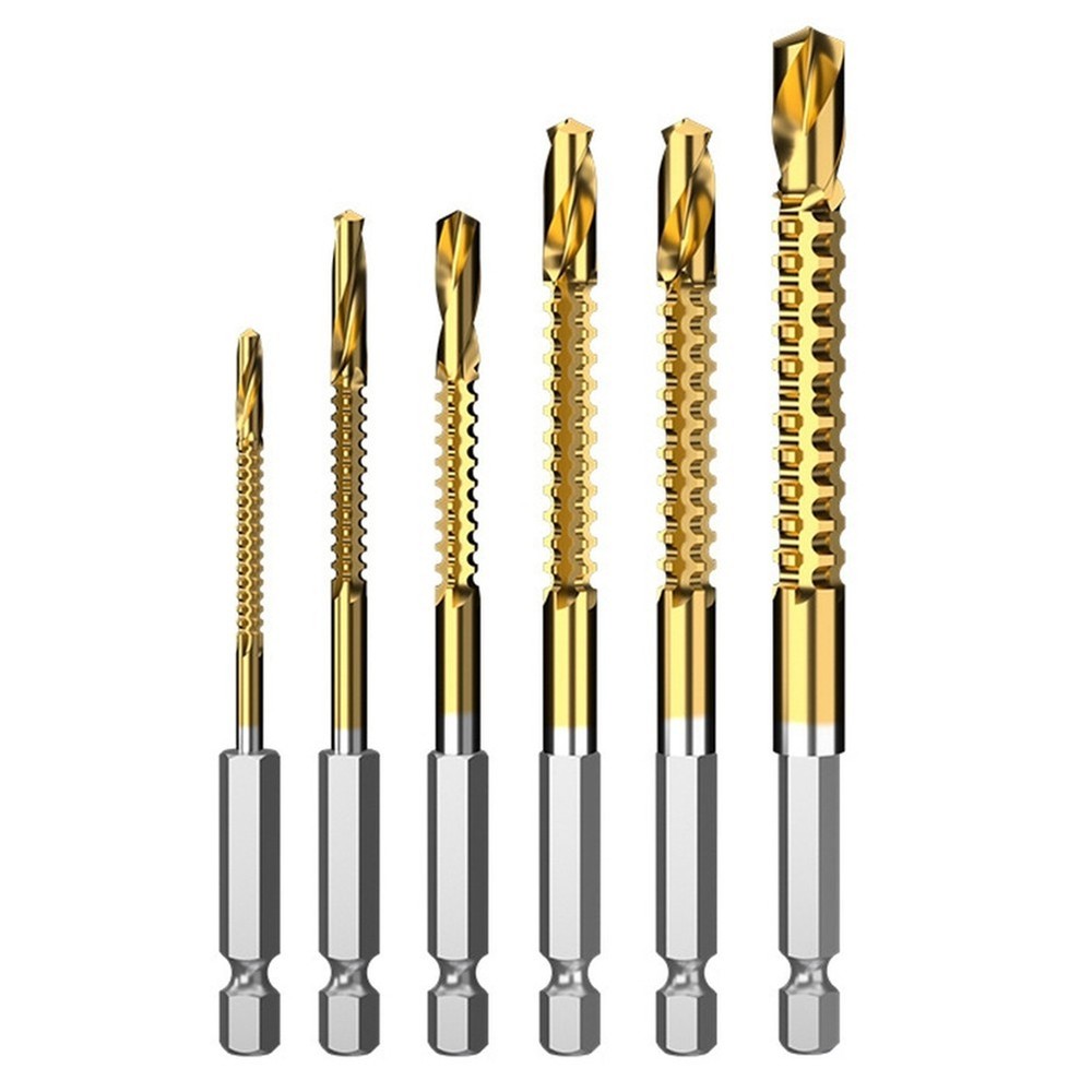 Titanium Drill Bits Wood Drill Bits Workshop Projects Quick Penetration