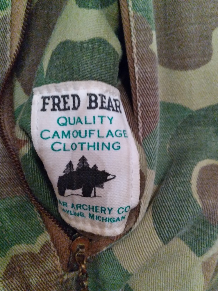 Vintage Fred Bear Camo Jacket - Men's Medium - Archery