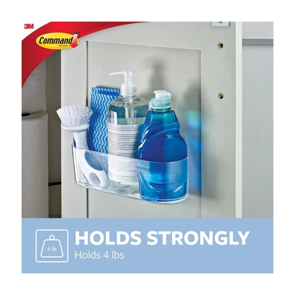 Under Sink Organizer Clear Large Wall Mounted Bathroom Storage Caddy