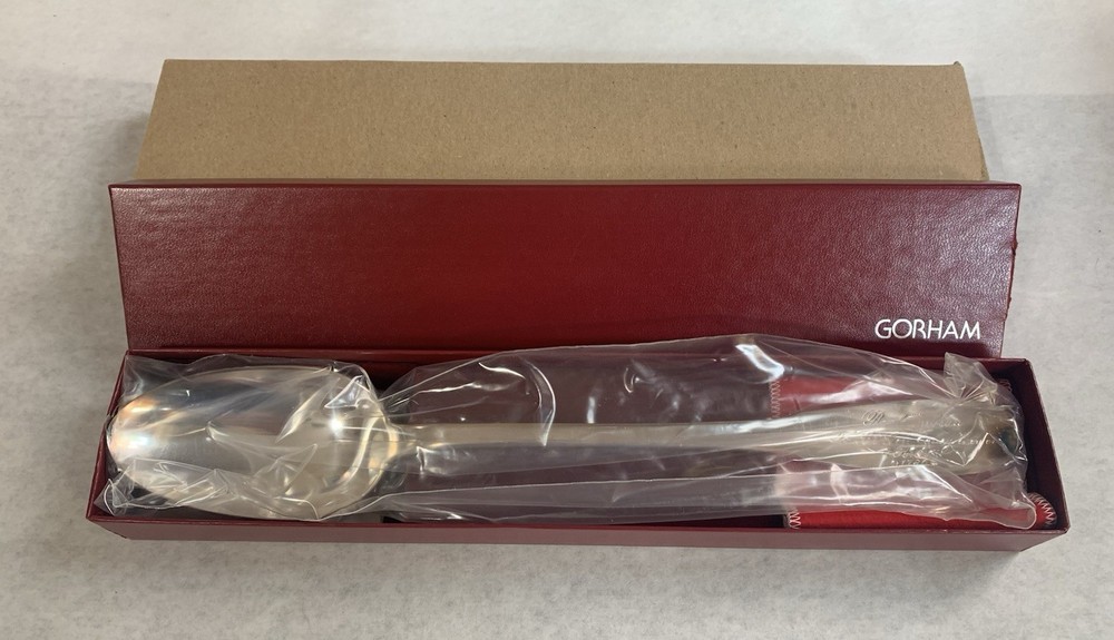 Gorham The GENERAL De ROCHAMBEAU SILVER SERVING SPOON to Lt Gov Jabez 1780 12"