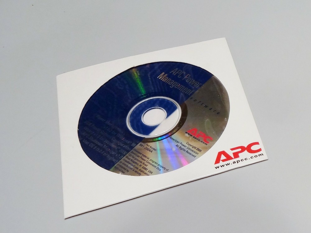New APC POWER MANAGEMENT SOFTWARE CD Extensions 991-2004A Backup Battery UPS