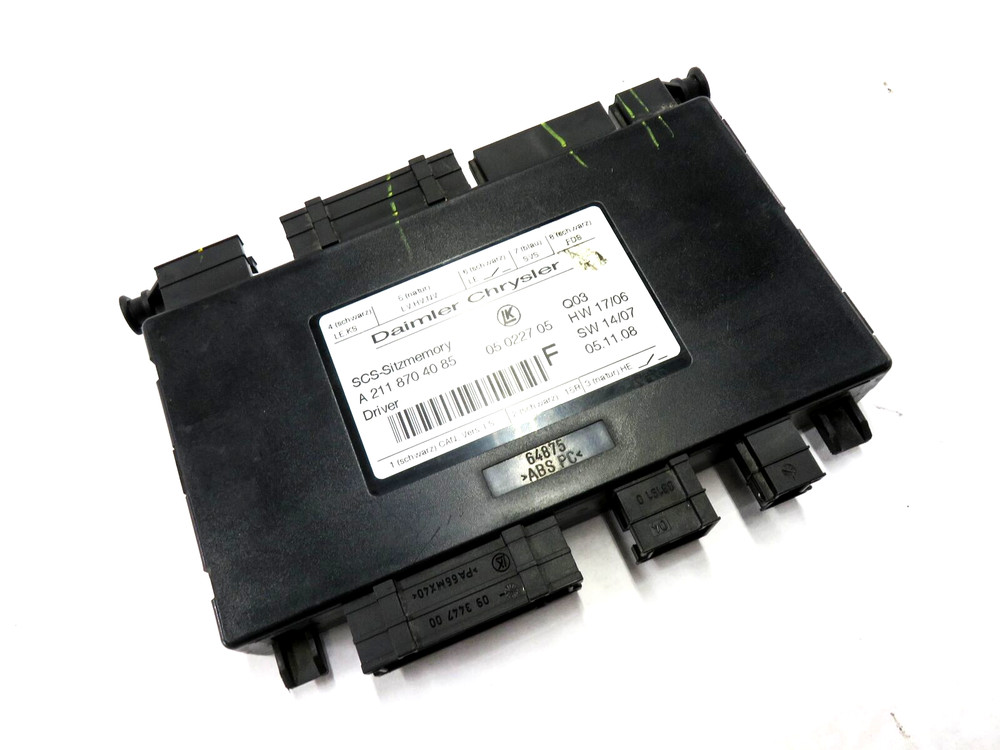 2009 MERCEDES GL320 (X164) LEFT FRONT DRIVER SEAT CONTROL MODULE