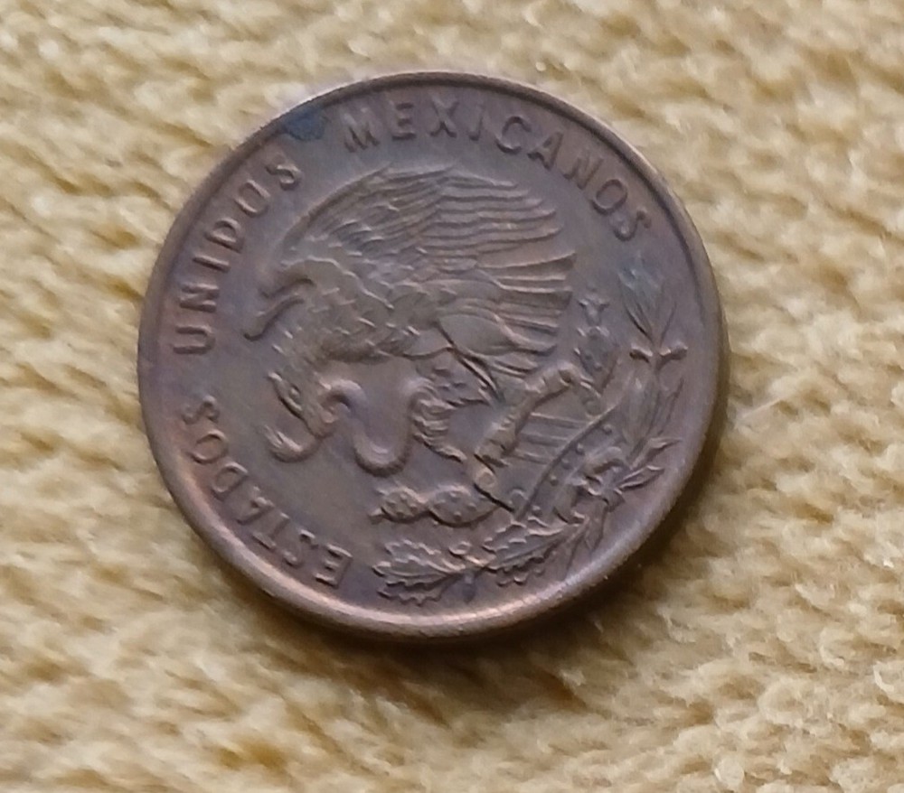 MEXICO - 1951 - ONE CENTAVO - COIN - VF