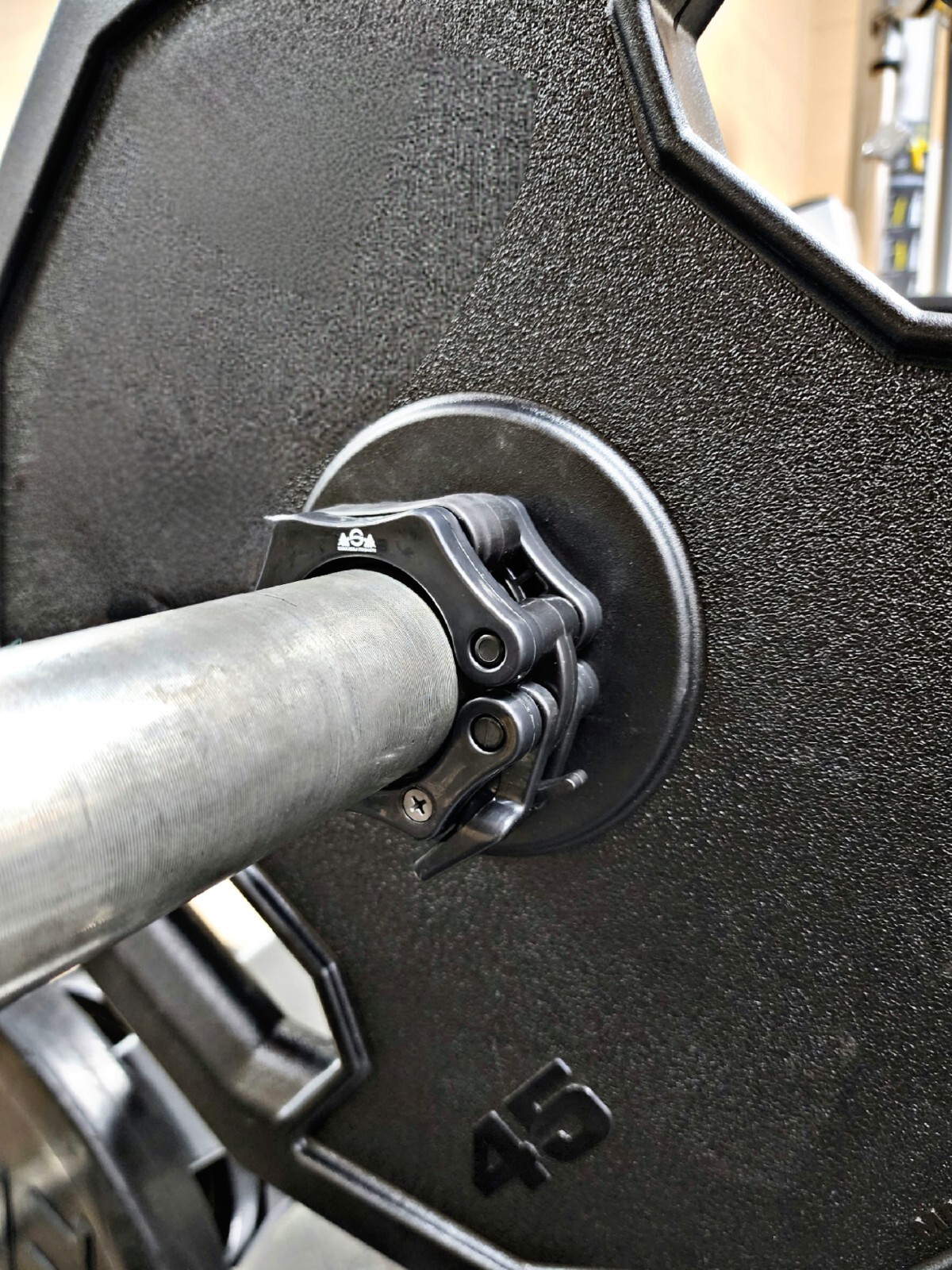 2 Inch Olympic Barbell Clamps Lock Clip Quick Release Collars Standard Gym Bar