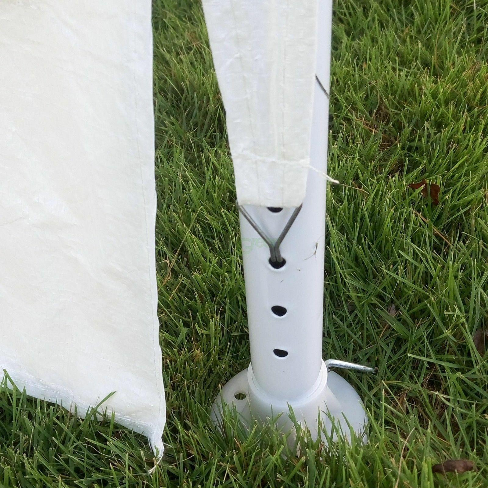 10'x10' 4 Walls Outdoor Canopy Party Wedding Tent Pavilion Gazebo Sun Shade US