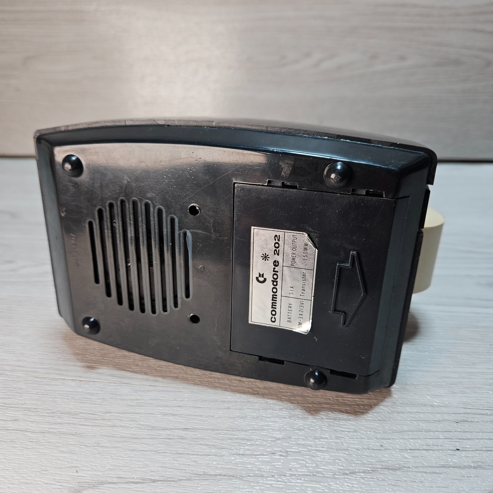 Vintage Commodore 202 Novelty Adding Machine Transistor AM Radio 60s 70s WORKS