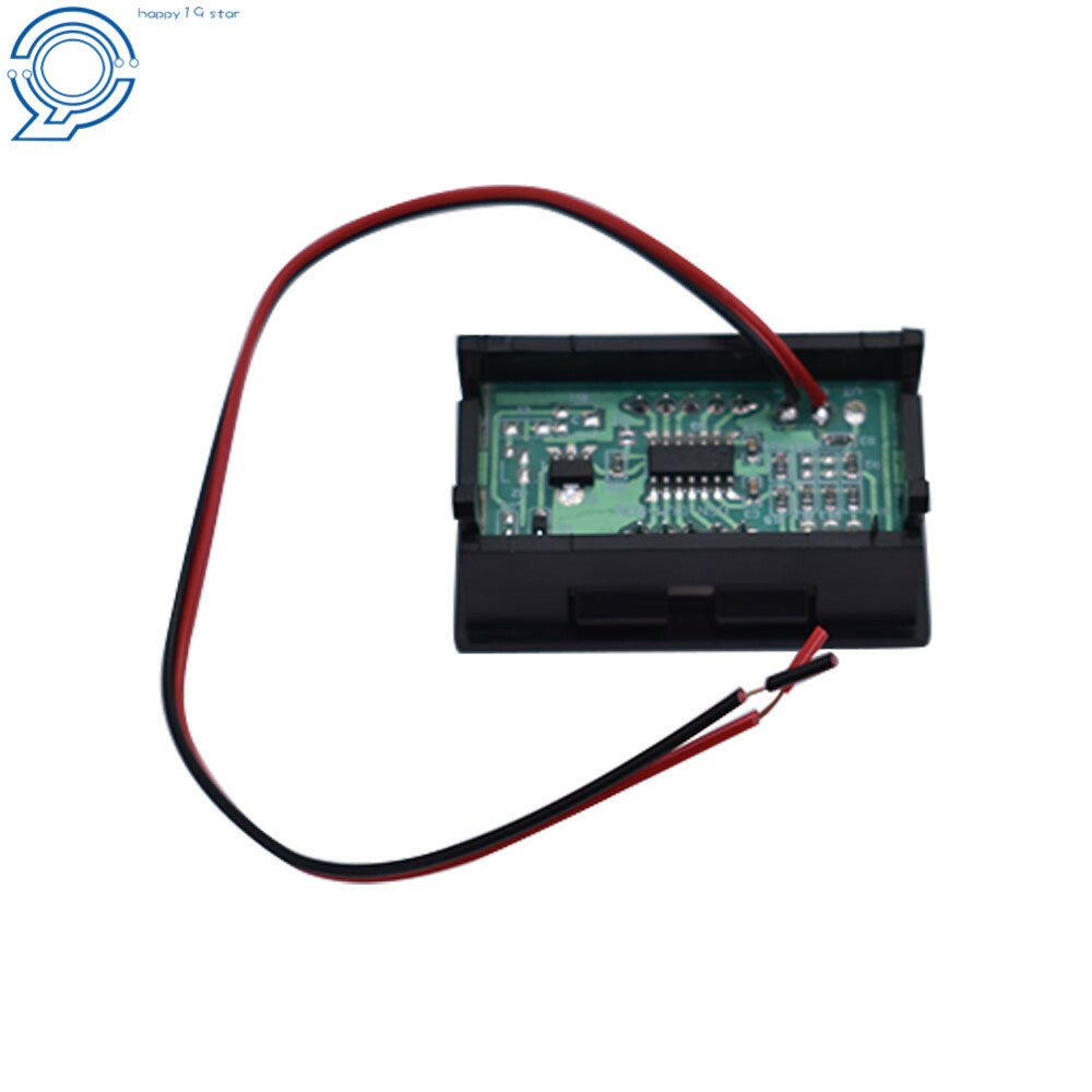 3× DC 4.5-30V Blue LED 3Digital Display Voltage Meter Voltmeter Panel Motorcycle