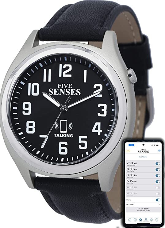 Bluetooth Atomic Talking Watch for Visually Impaired - App Controlled 2nd Gen