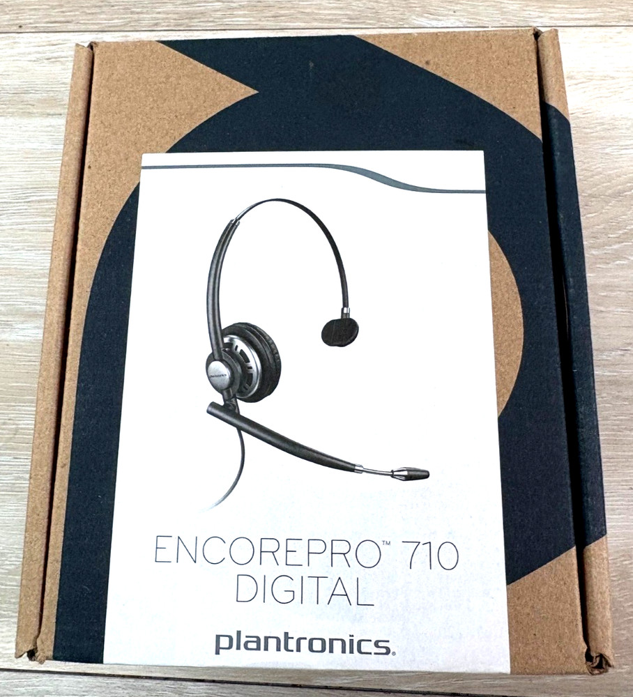PLANTRONICS ENCORE PRO 710 Headband Headset with Case & Box