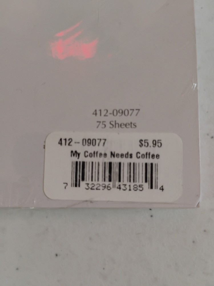 Design Design Funny Notepad 2-Pack – 75 Sheets Each