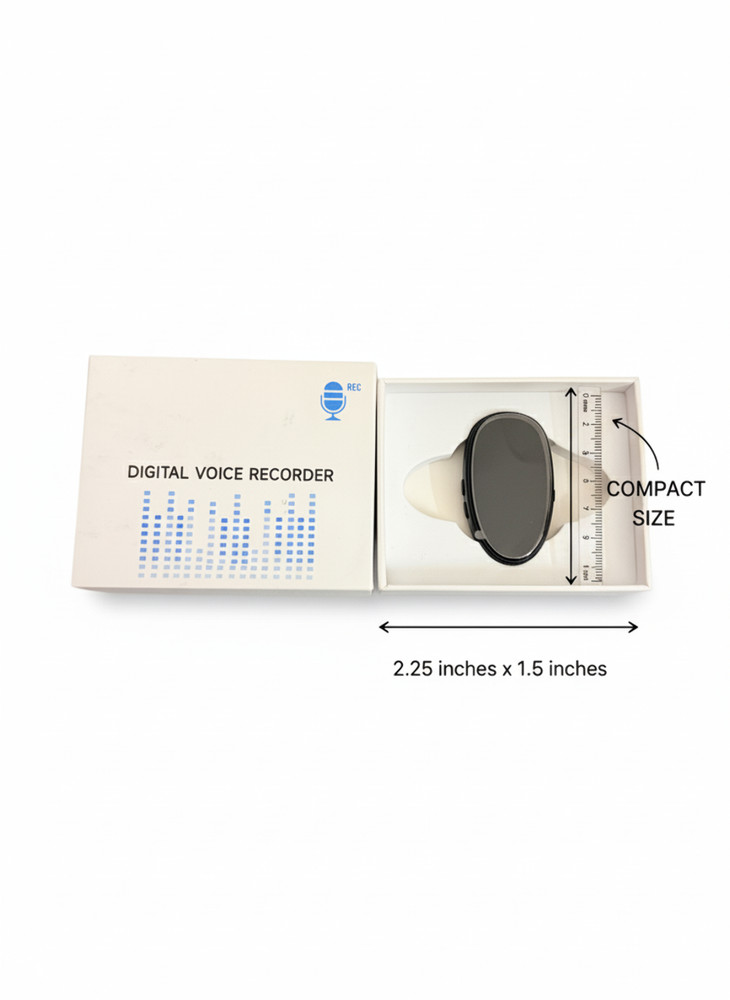 Digital Voice Recorder - Compact Rechargeable Multi-Function Audio Device