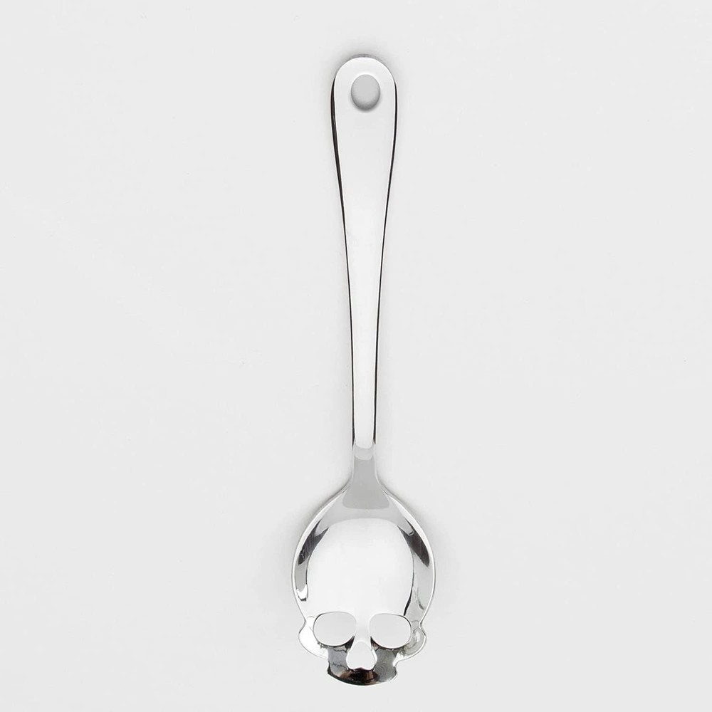 Skull Serving Spoon - Gothic Kitchenware - Horror Kitchen Accessories - Goth ...