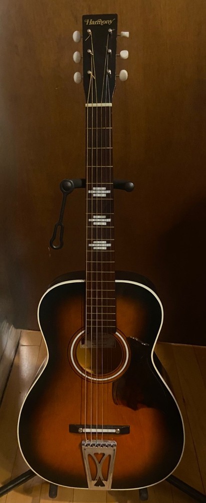 UNPLAYED 1966 HARMONY PARLOR GUITAR!!!