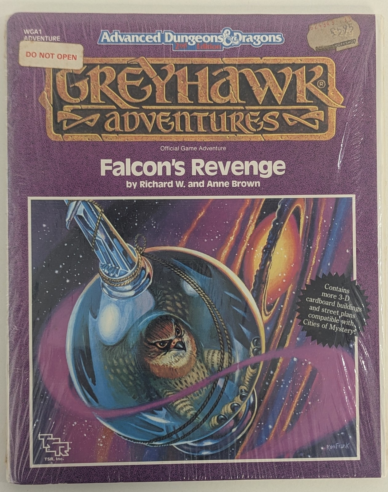 TSR AD&D 2nd Ed Greyhawk Falcon’s Revenge WGA1 Sealed RPG Module 1990