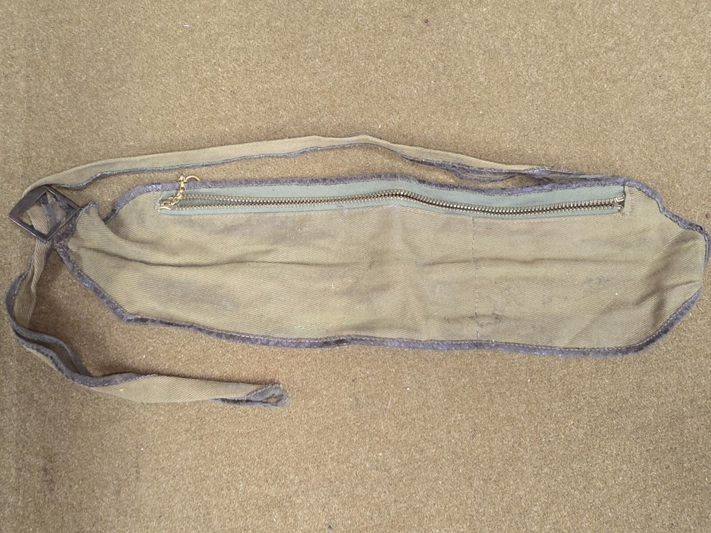 WWII Money Belt with Blank Name Tag Insert