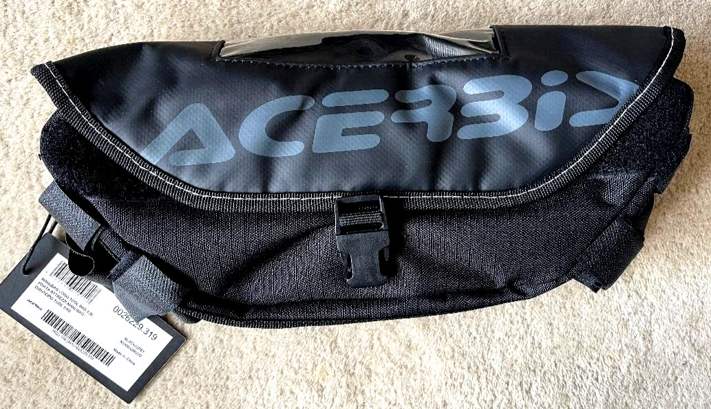 NEW ACERBIS  MANUBAG ENDURO TRAIL GREEN LANE CROSSBAR HANDLEBAR TOOL PACK BAG
