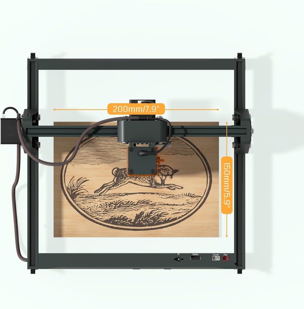 Genmitsu 10W Laser Engraver Kortek - High Precision, Wireless APP Support