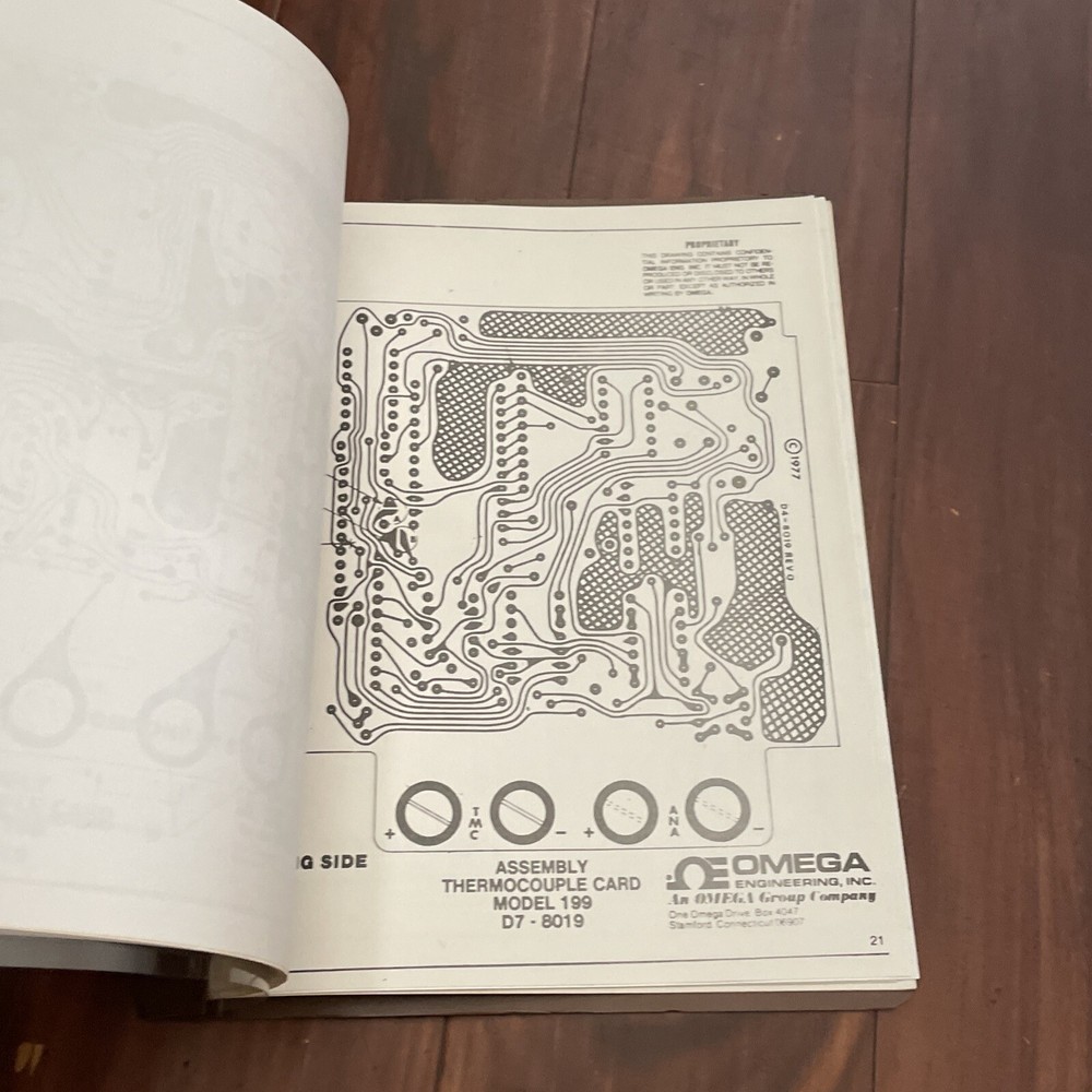 Omega 199 Precision Digital Thermometer Service Support Documentation Manual