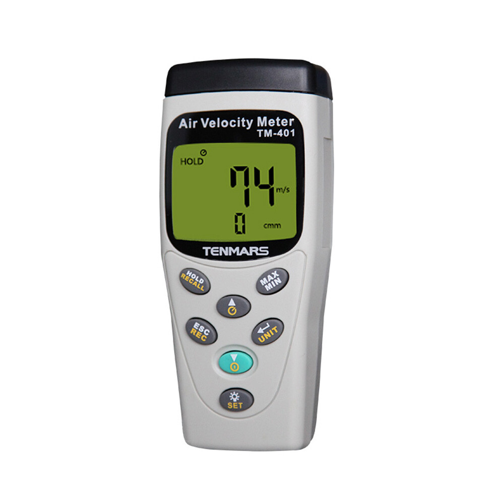 TENMARS TM-401 Multi-function Anemometer Temperature Humidity Stress Tester