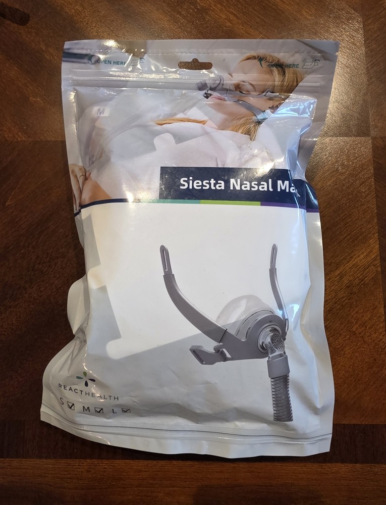 React Health Siesta Nasal MaskWith 5 Medium Size Mask Replacement New