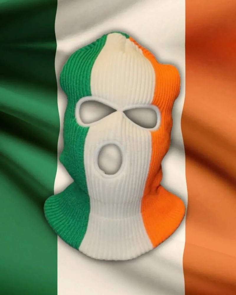 Irish Flag Ski Mask Balaclava
