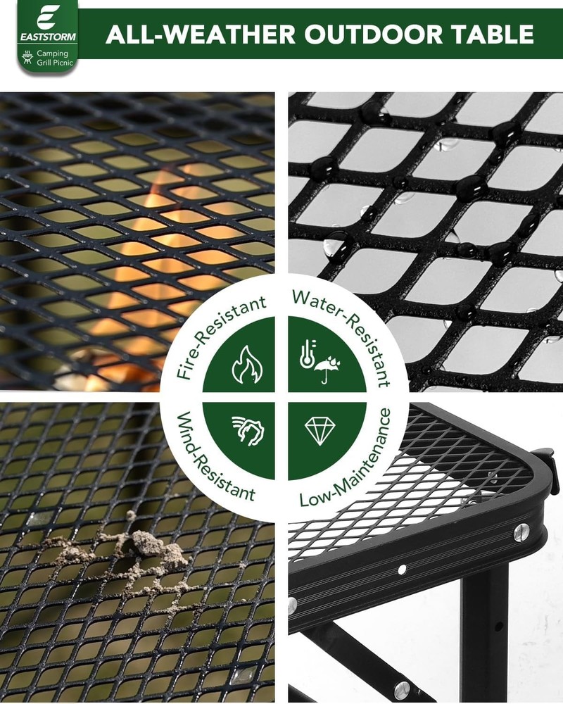 Compact 2Ft Portable Folding Table - Adjustable Height for Outdoor/Indoor Use