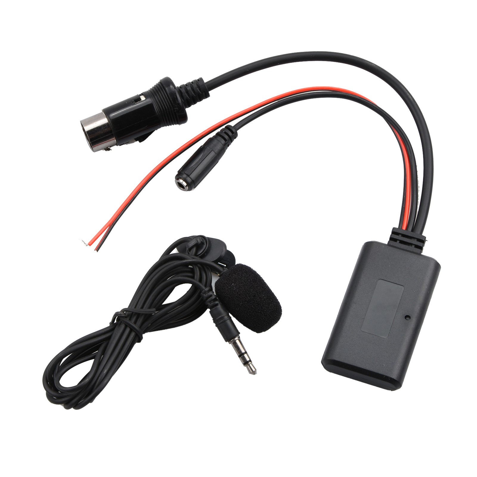 Car AUX Bluetooth Adapter Audio Microphone Cable For KRC-553 13-Pin CD Stereo