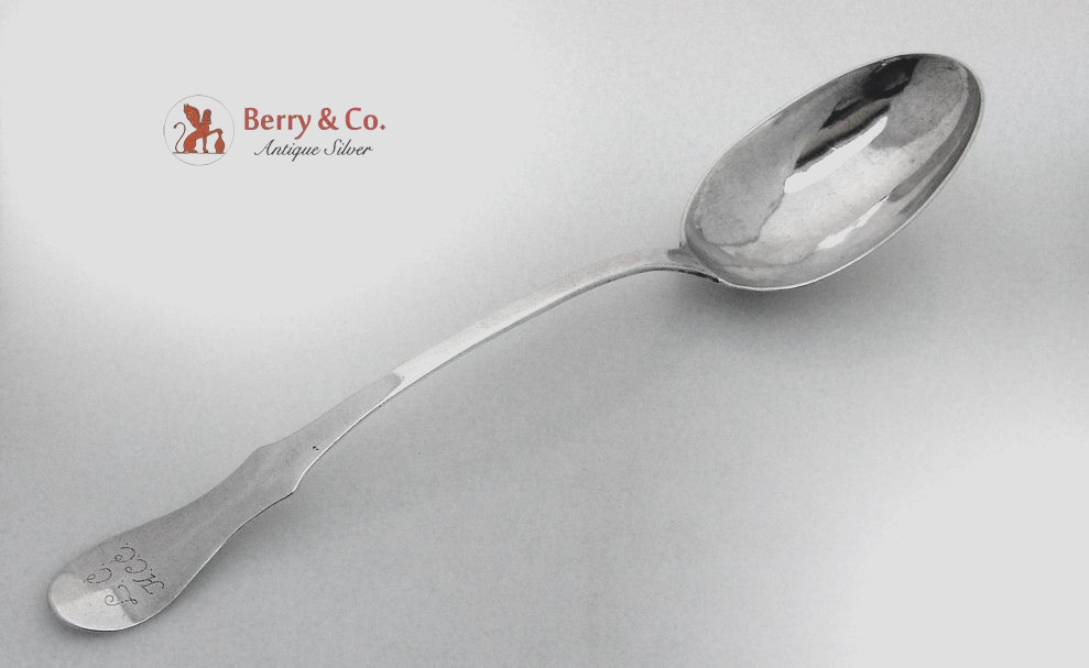 18th Century Stuffing Spoon 830 Standard Silver Denmark 1792
