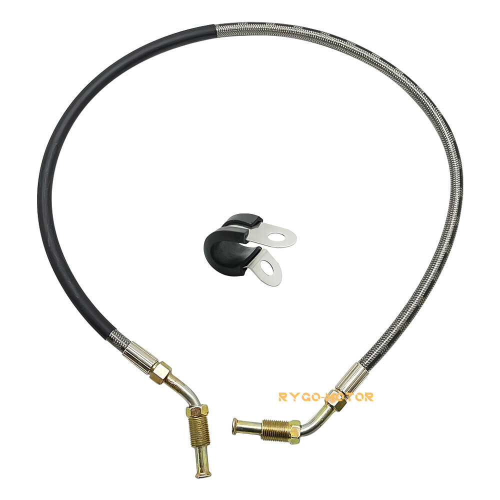 Front Brake Lines Left & Right w/Fitting for Polaris Sportsman 400 4X4 1993-1997