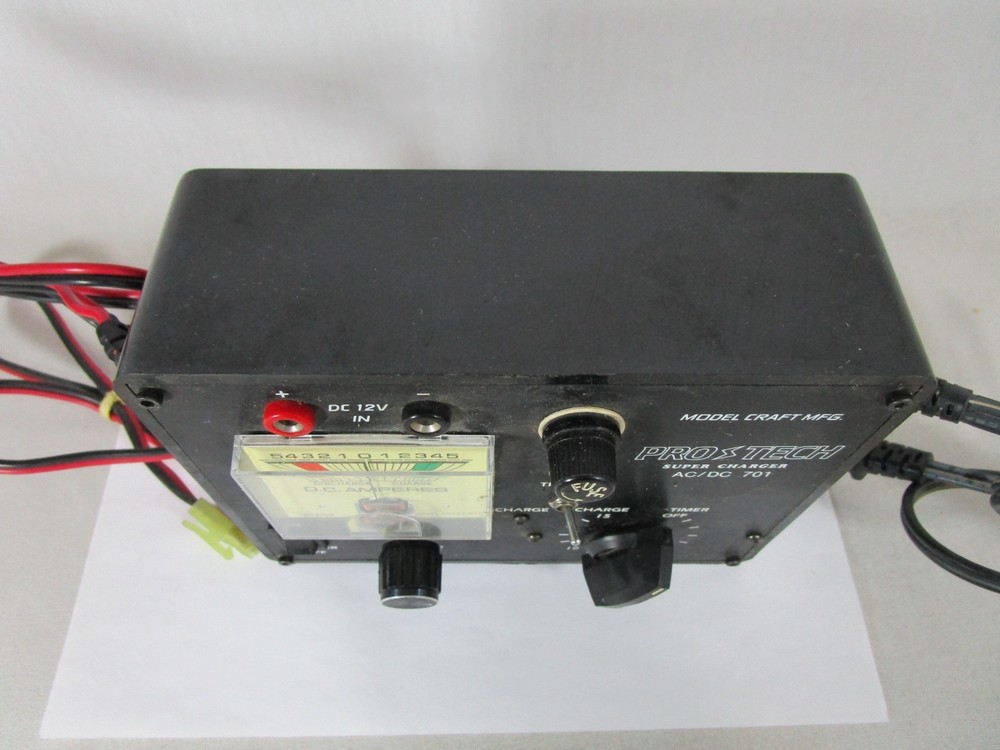 MODEL CRAFT MFG Pro-Tech Super Charger RC #701 Input & Current Adjust Trickle