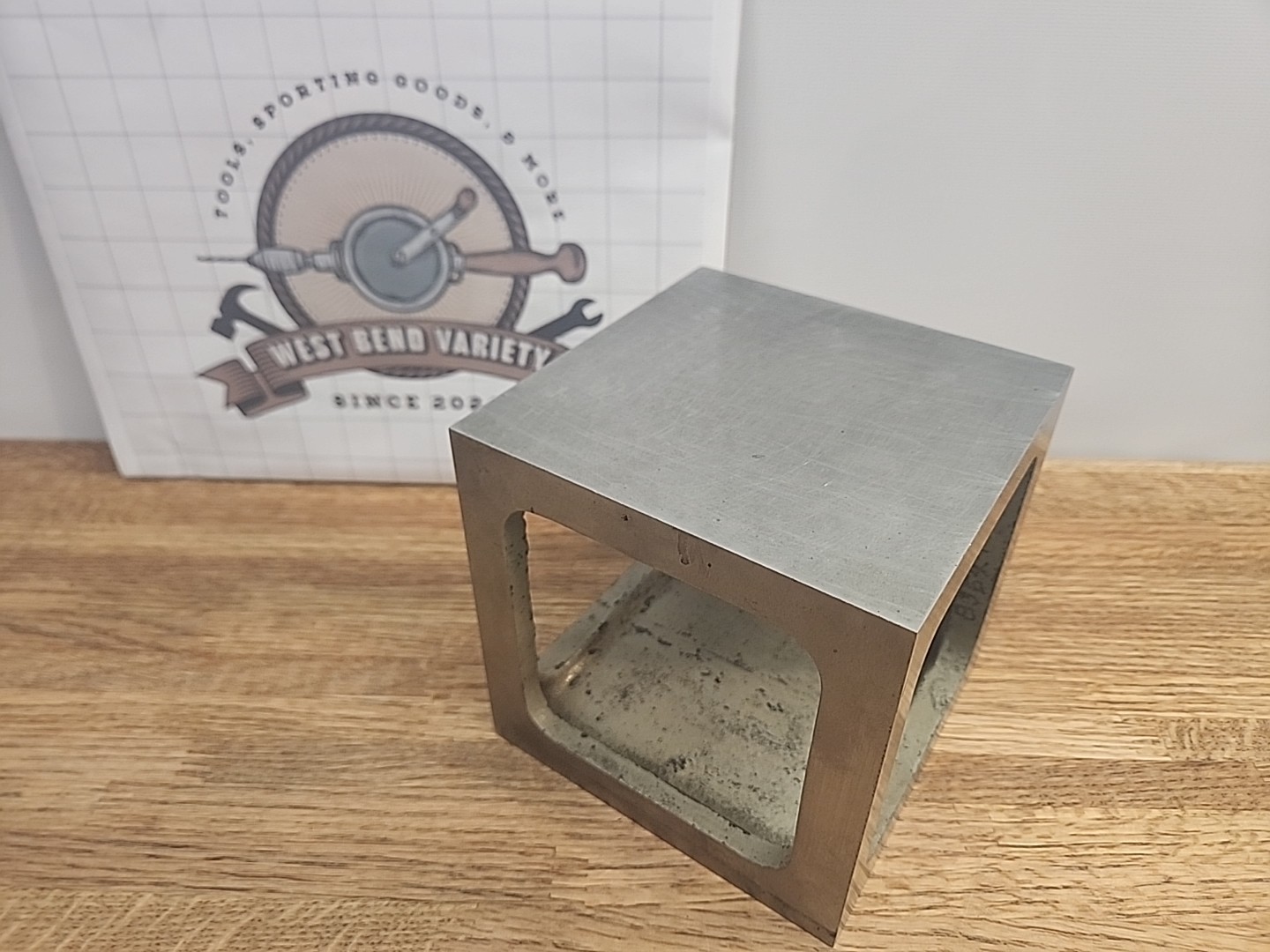 Busch Precision X-832 USA 5" X 5" X 5", Precision Ground Cube Square