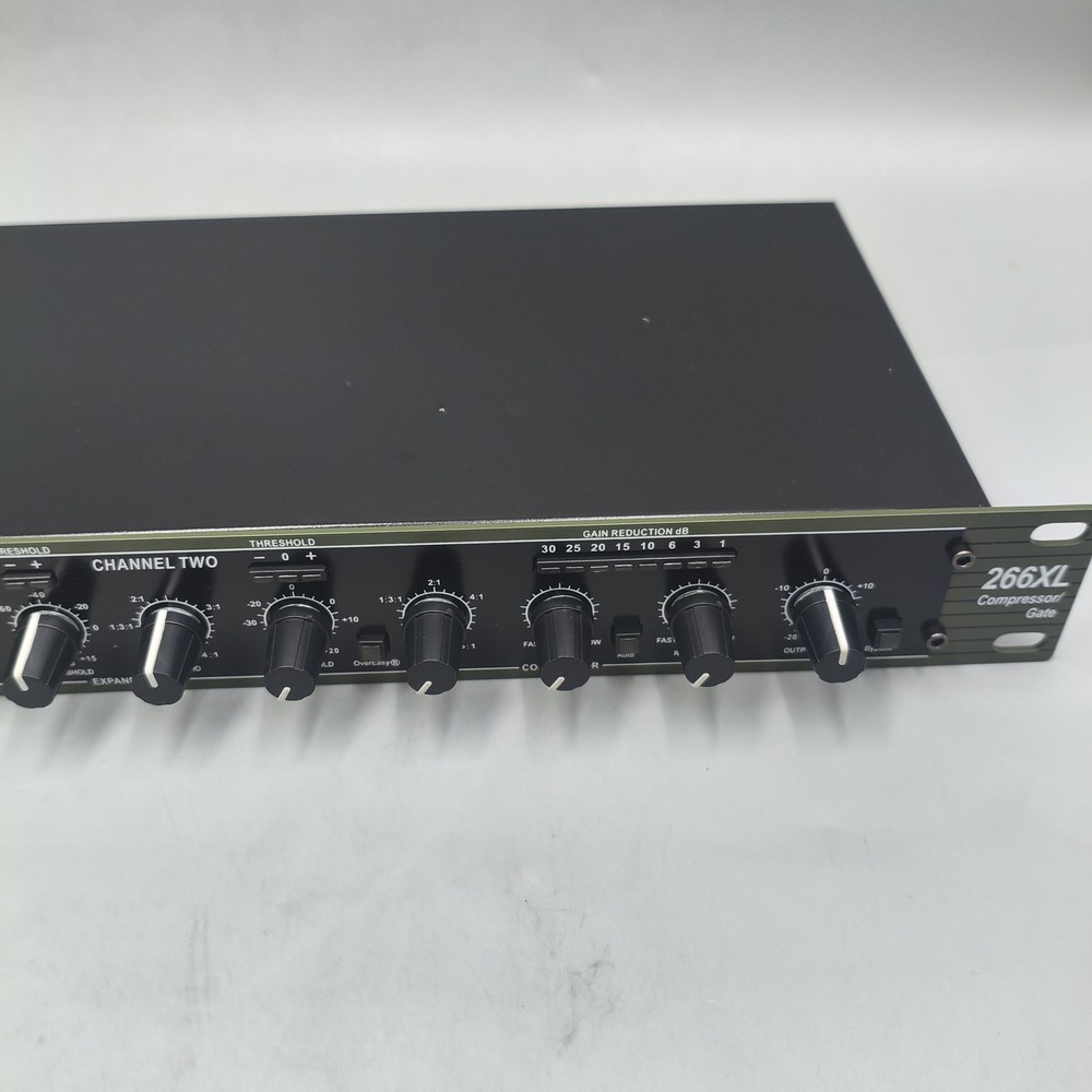 DBX 266xs Dual Channel Compressor Gate Dynamics Processor w/ Side Chain Insert