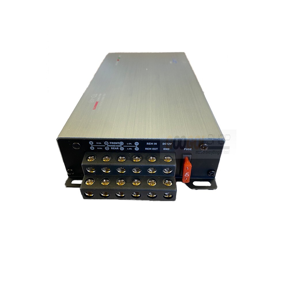 NESA TD48 2000W 4-CHFull Range Class D Car Speaker Audio Compact Micro Amplifier