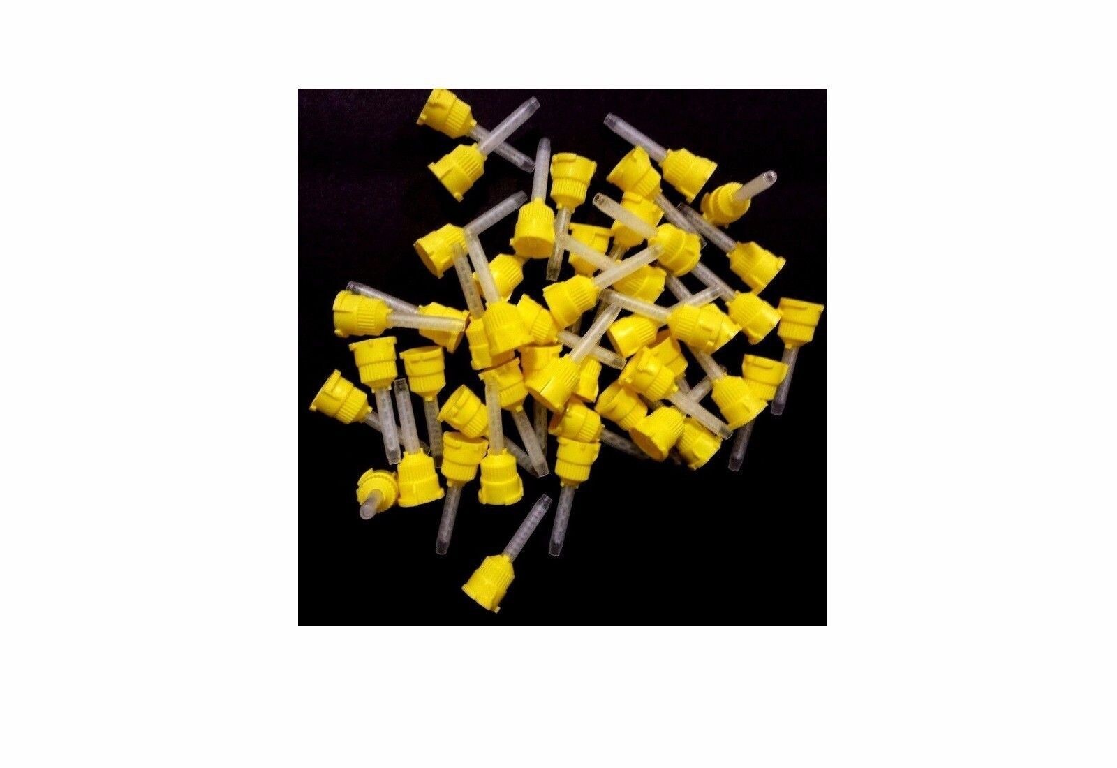 T-Style Original Mixing Tips Yellow 4.2mm Approve New 50 tips/ bag